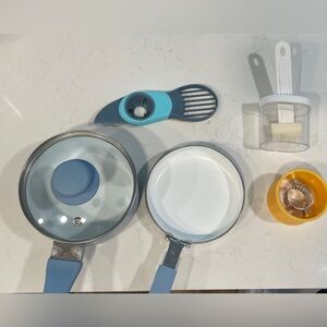 5 items| Ceramic Non-Stick Cookware and Kitchen supply